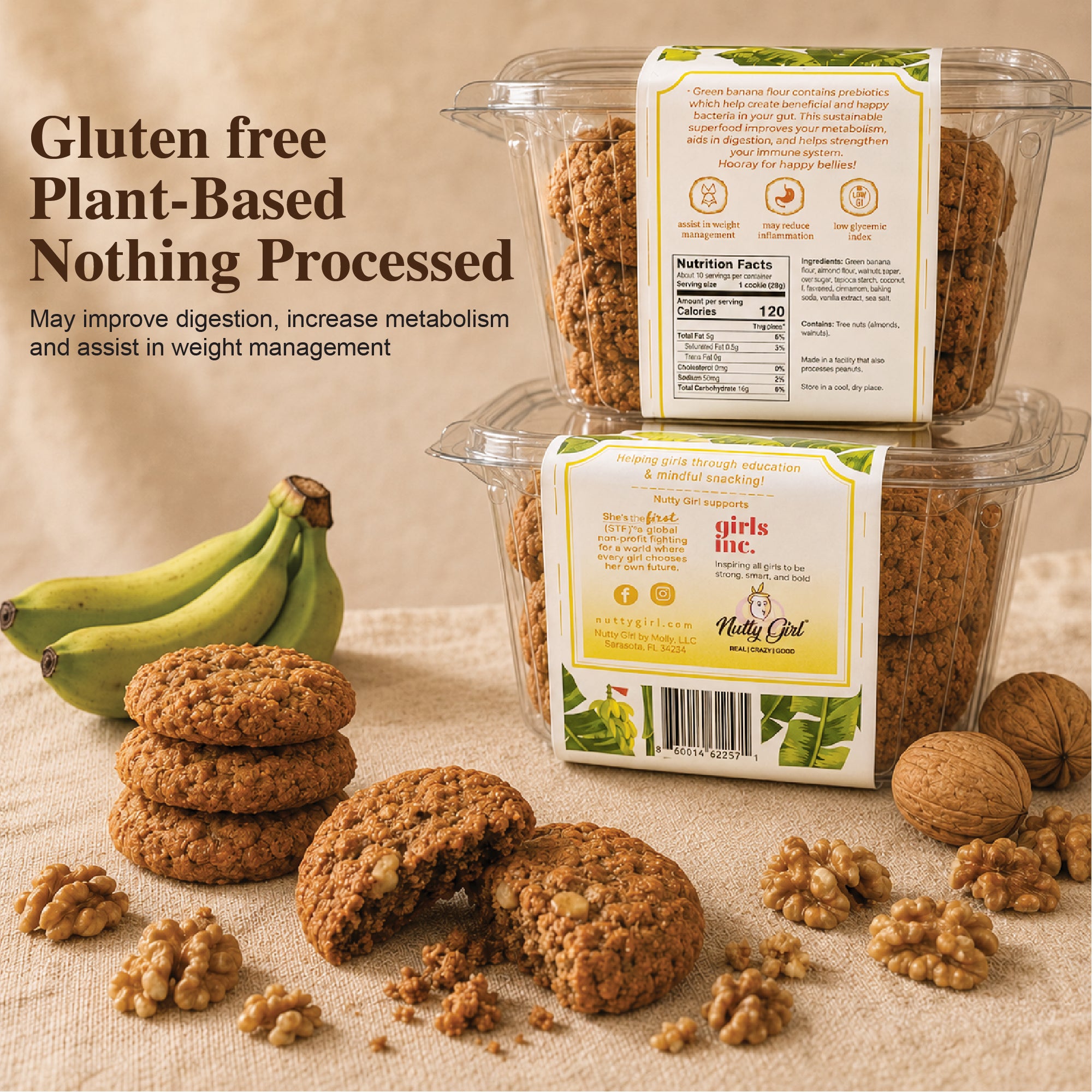 Healthy Belly Cookies™️Prebiotic Cookies Good for Gut Health! | Soft Oatmeal Cookies