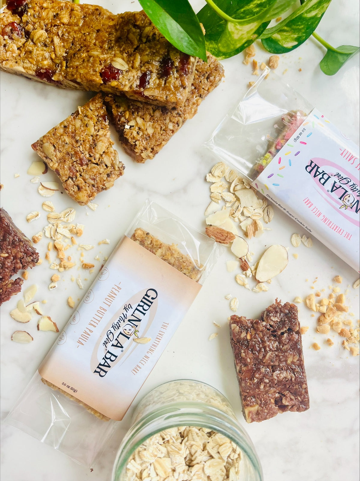 Girlnola® Bar-3-Pack| soft-baked, nutty, gluten free granola bar