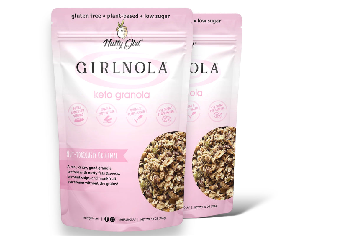 Girlnola® Keto-10oz Pouch | Low Carb Low Sugar Keto Granola Cereal