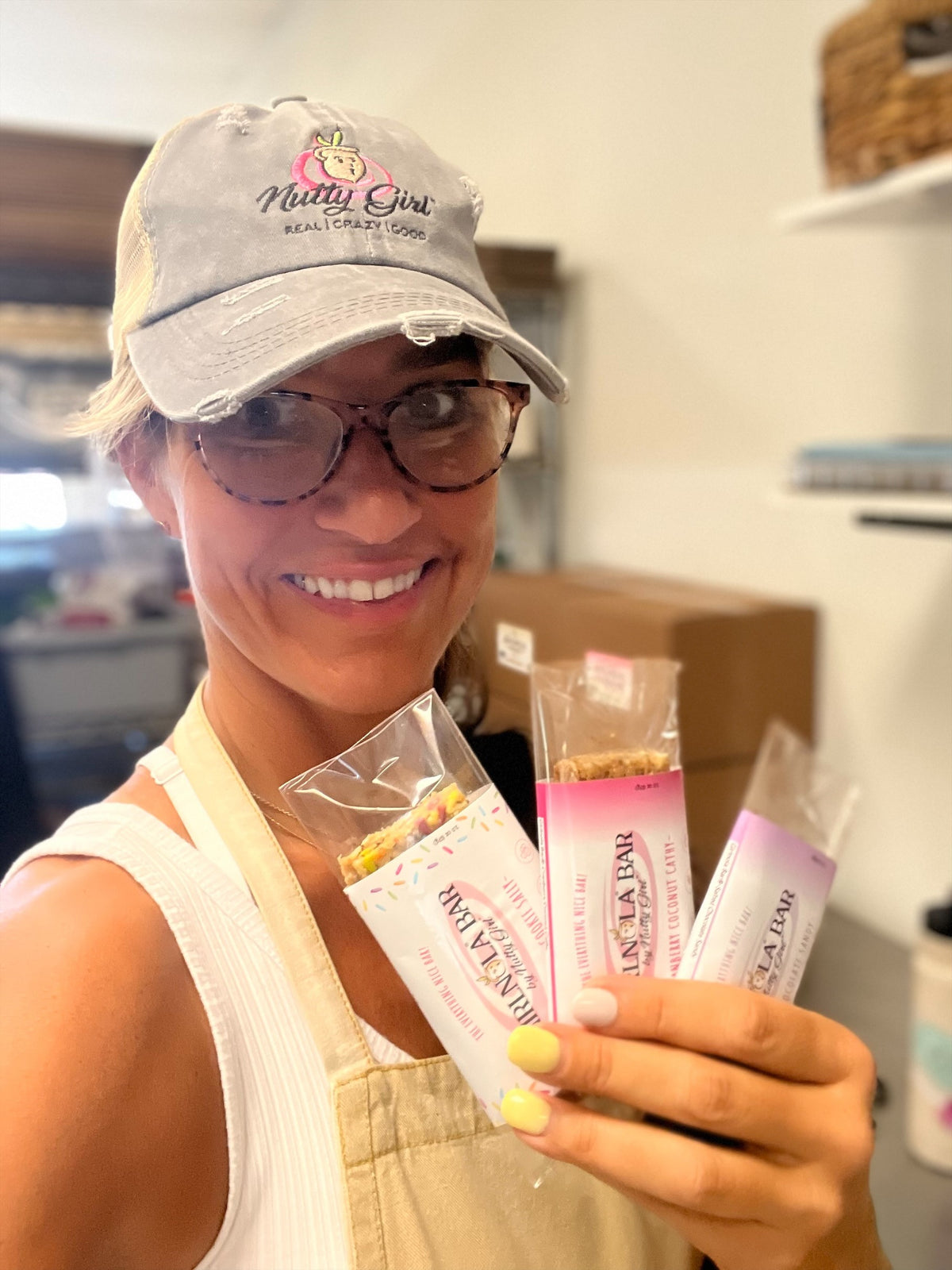Girlnola® Bar-3-Pack| soft-baked, nutty, gluten free granola bar