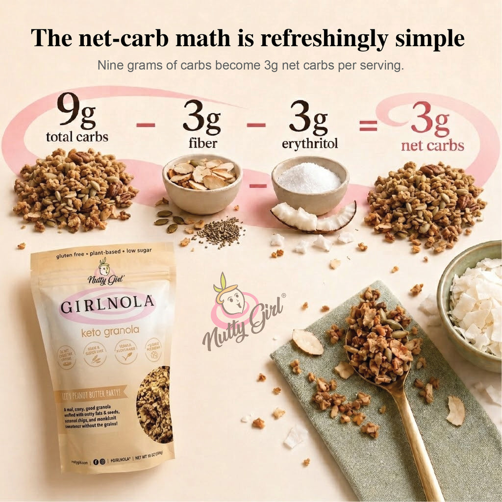 Girlnola Original & Keto 5lbs Bulk | Gluten Free, Plant-based Granola Cereal