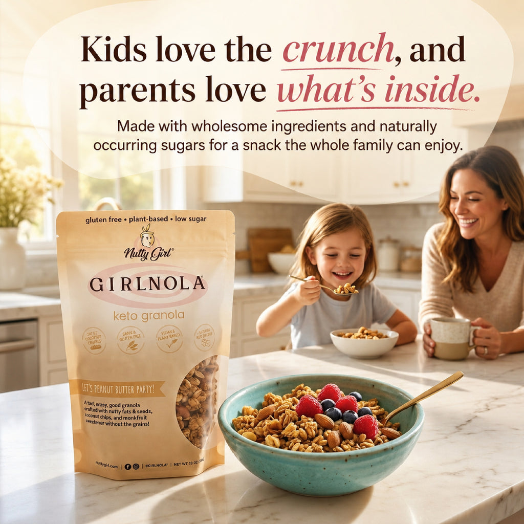 Girlnola® Keto | Variety 4-Pack | Low Carb Low Sugar Granola