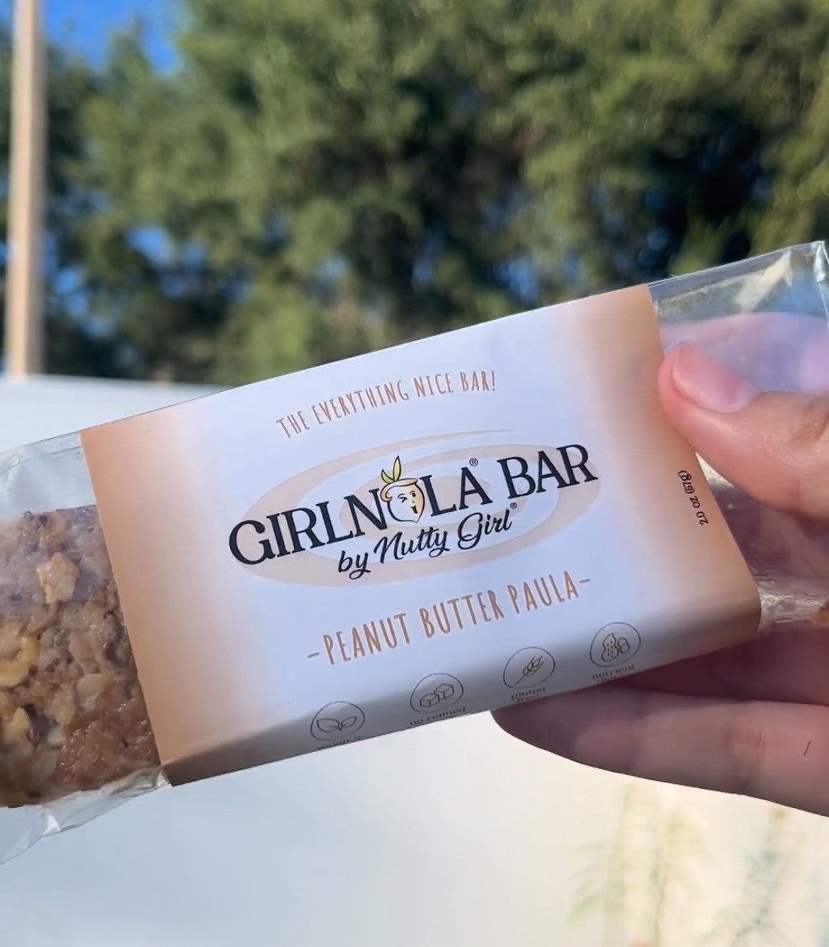 Girlnola® Bar-3-Pack| soft-baked, nutty, gluten free granola bar